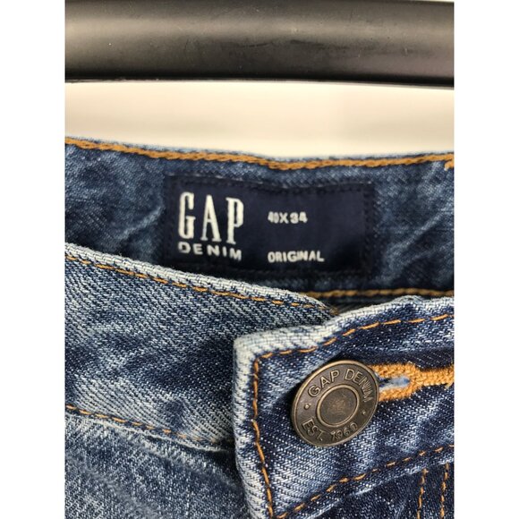 GAP Mens Denim Jean Original Straight Leg 40X34 NEW - Picture 4 of 7